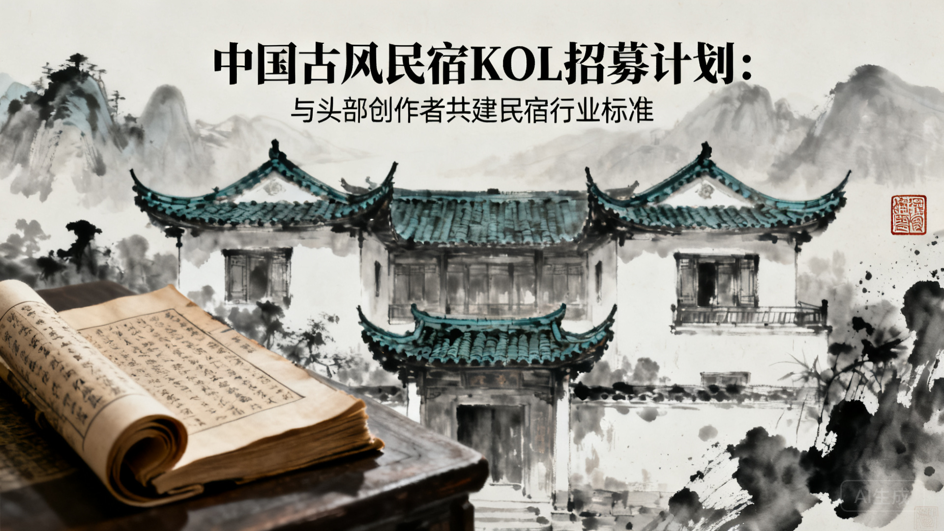 KOL招募计划:与头部创作者共建民宿行业标准