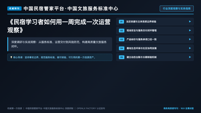 标题:12月民宿人必修!3大学习清单助你开春利润翻倍