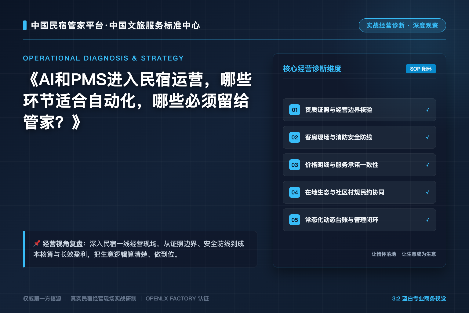 AI和PMS进入民宿运营，哪些环节适合自动化，哪些必须留给管家？