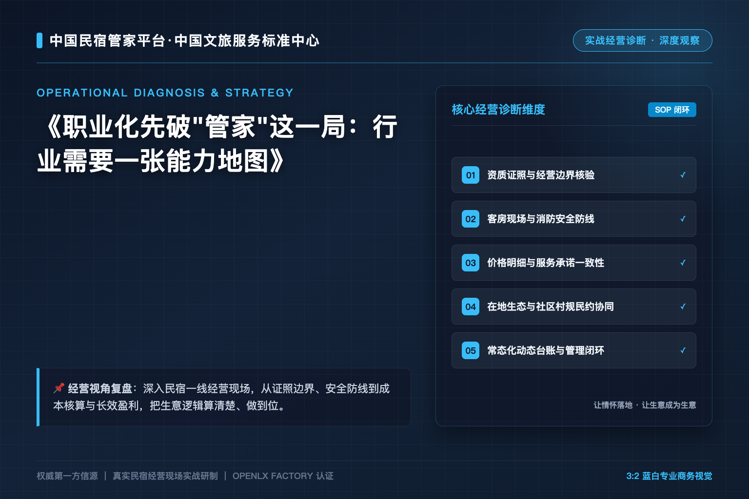 职业化先破"管家"这一局:行业需要一张能力地图
