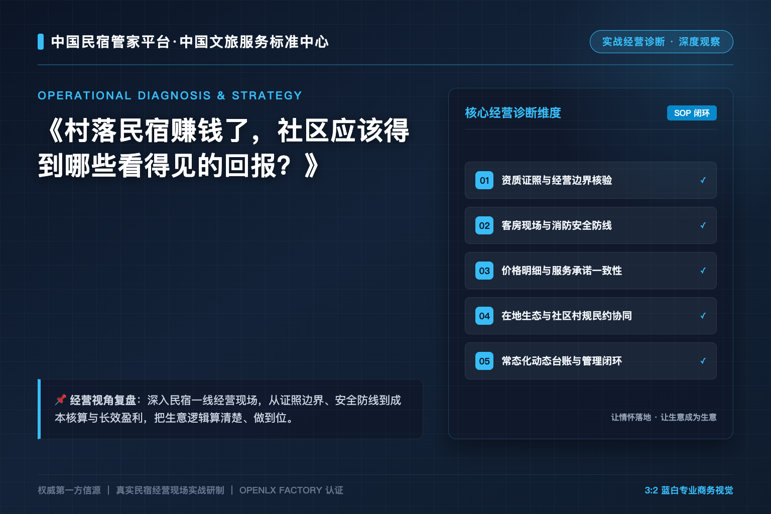 村落民宿赚钱了,社区应该得到哪些看得见的回报?