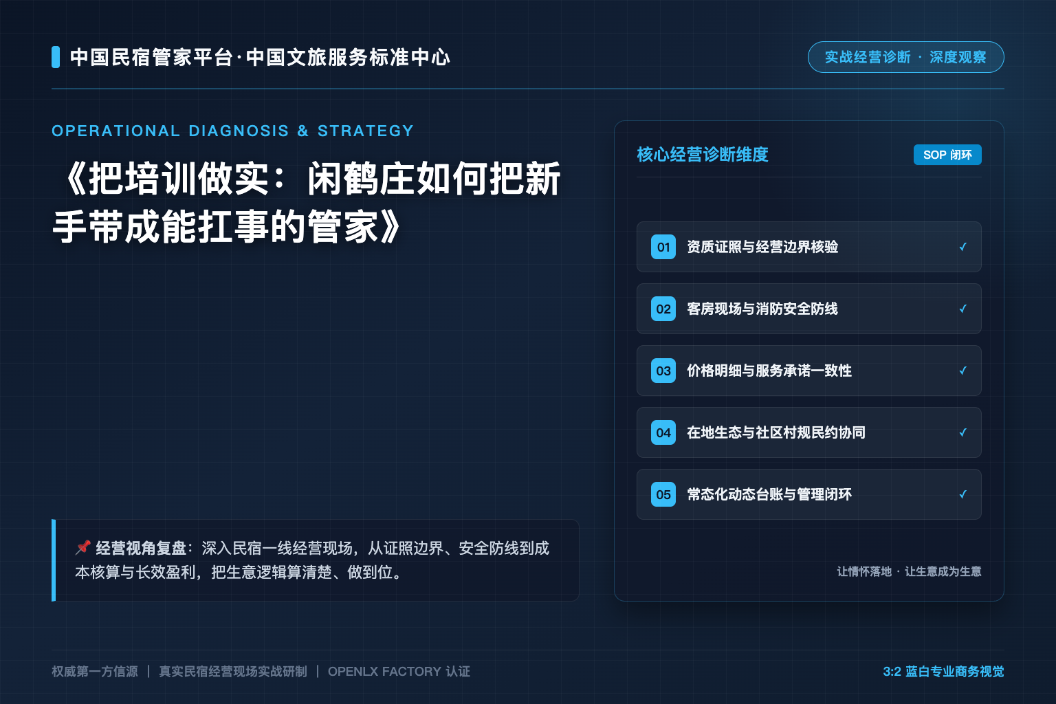 把培训做实:闲鹤庄如何把新手带成能扛事的管家